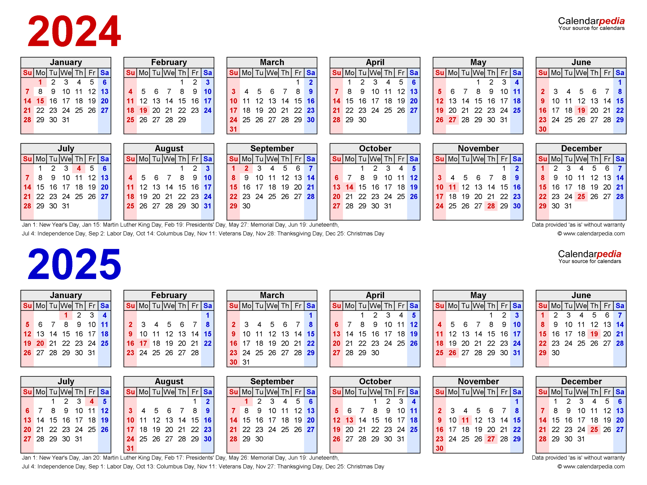 2024-2025 Two Year Calendar - Free Printable Pdf Templates with regard to Printable Calendar December 2024 and July 2025