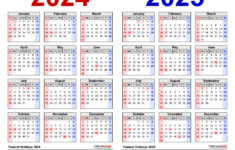 2024-2025 Two Year Calendar – Free Printable Pdf Templates with Two Year Calendar 2024 And 2025 Printable