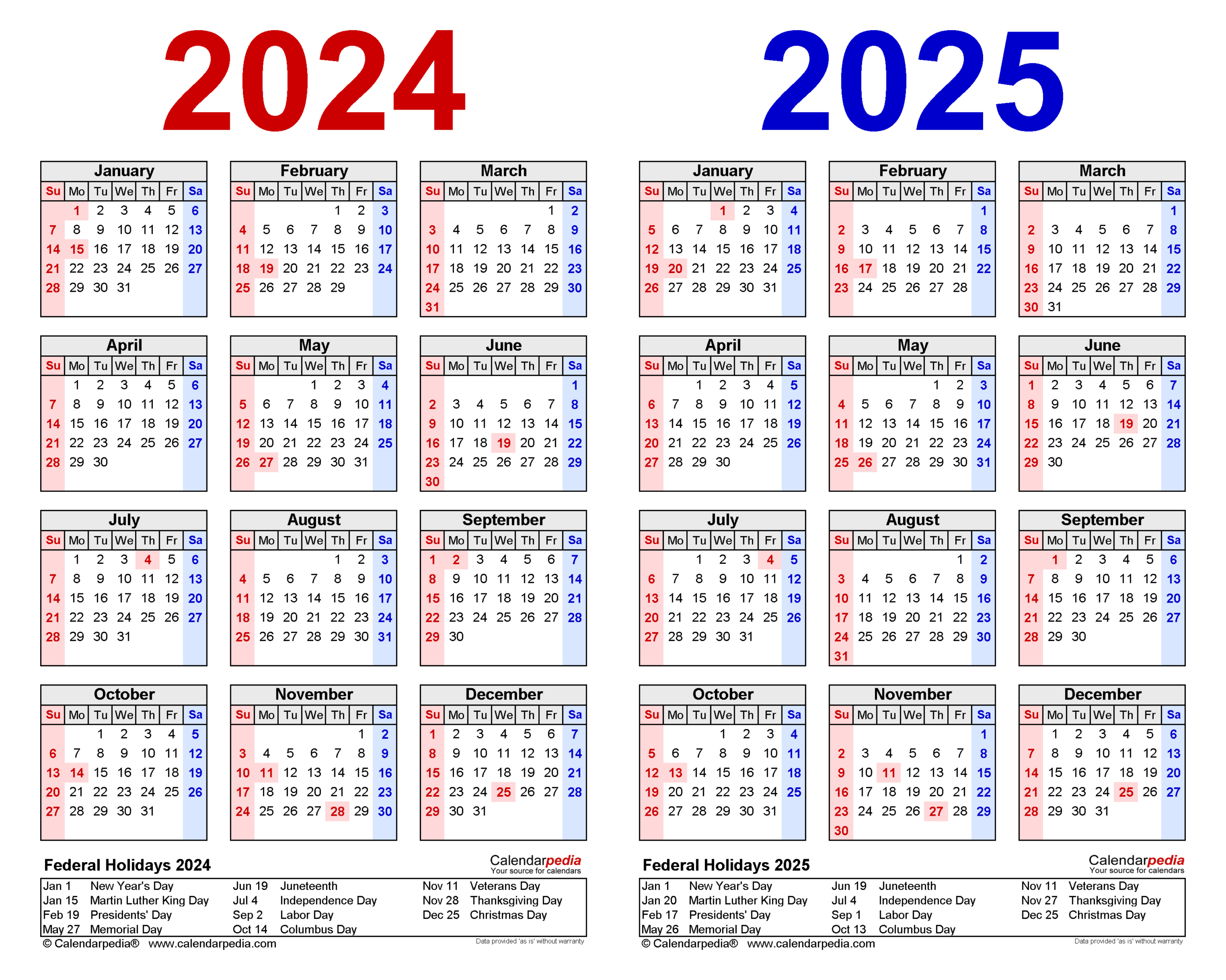 2024-2025 Two Year Calendar - Free Printable Pdf Templates with Two Year Calendar 2024 And 2025 Printable