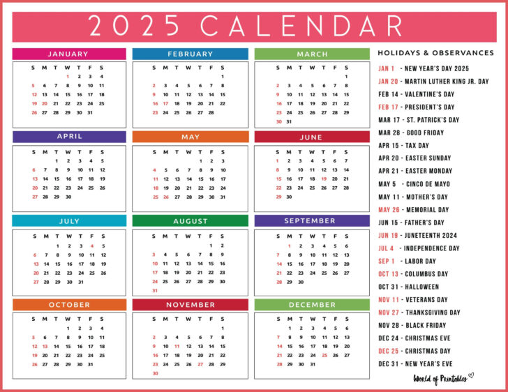 Jewish Calendar 2025 with Holidays Printable Free