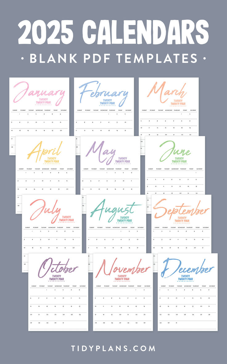 2025 Printable Calendar · Pdf Printable in Free Printable Calendar 2025 Waterproof