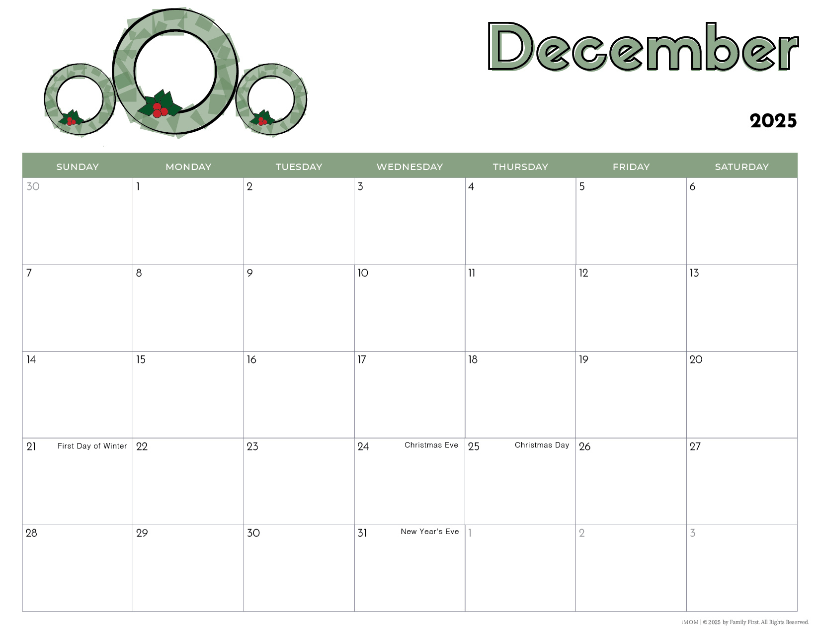 2025 Printable Calendars For Kids - Imom pertaining to Free Printable Calendar 2025 Kids
