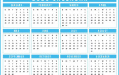 2025 Year Calendars – 70 Best Printables – World Of Printables in Printable Calendar 2025 Blue