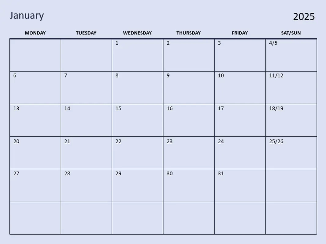 Blank Calendar Templates | Microsoft Create intended for Free Editable 2025 Word Calendar Printable