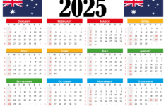 Calendar 2025 Australia With Holidays And Festivals with regard to Printable Calendar 2025 Australia Free