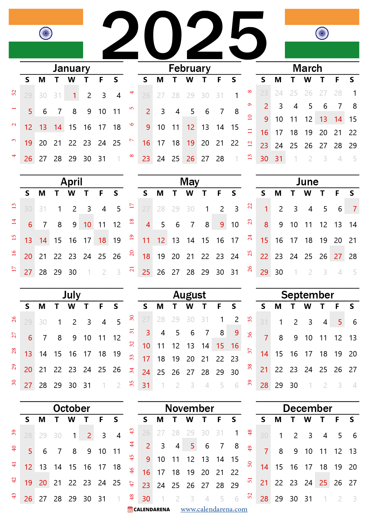 Calendar 2025 India: 7 Best Festival Dates You Need To Know intended for Printable Calendar 2025 With Holidays India