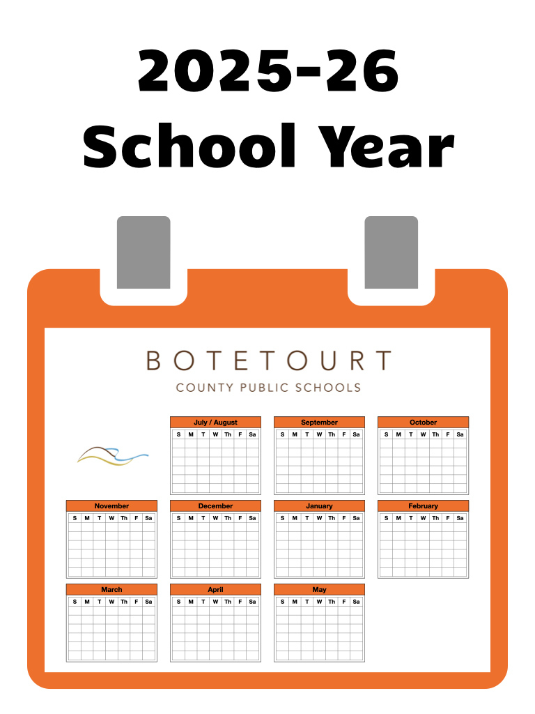 Calendar - Botetourt County Public Schools intended for Bcps Calendar 2025-2026 Printable Download