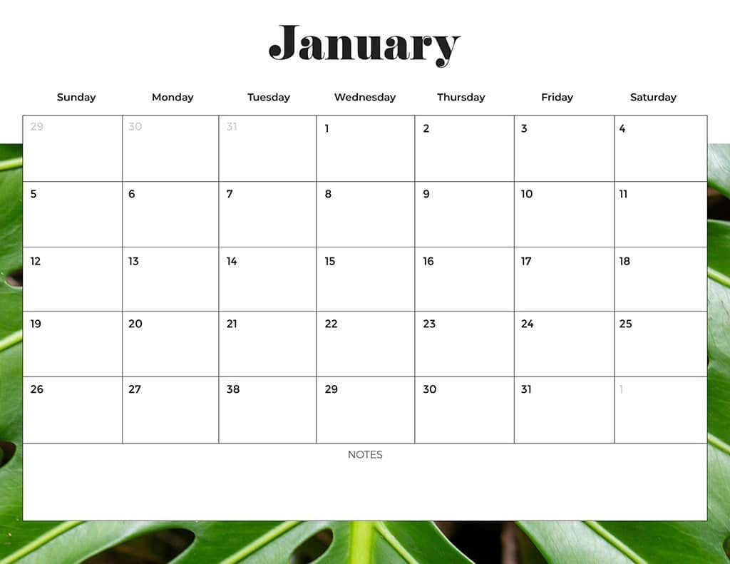 Free 2025 Calendars — 80 Beautiful &amp;amp; Printable Options For You! inside Printable Calendar 2025 Letter