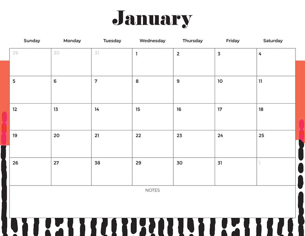 Free 2025 Calendars — 80 Beautiful &amp;amp; Printable Options For You! intended for Printable Calendar 2025 Monday Start