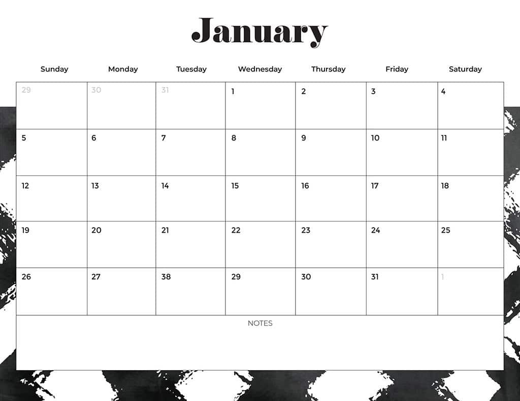Free 2025 Calendars — 80 Beautiful &amp;amp; Printable Options For You! with Printable Calendar 2025 Letter