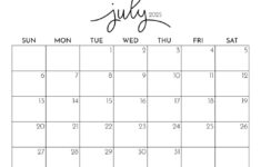 July 2025 Calendars – 107 Free Printables | Printabulls intended for Free Printable Calendar July 2024 To July 2025