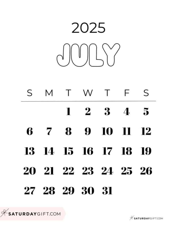 July 2025 Calendar Father Day