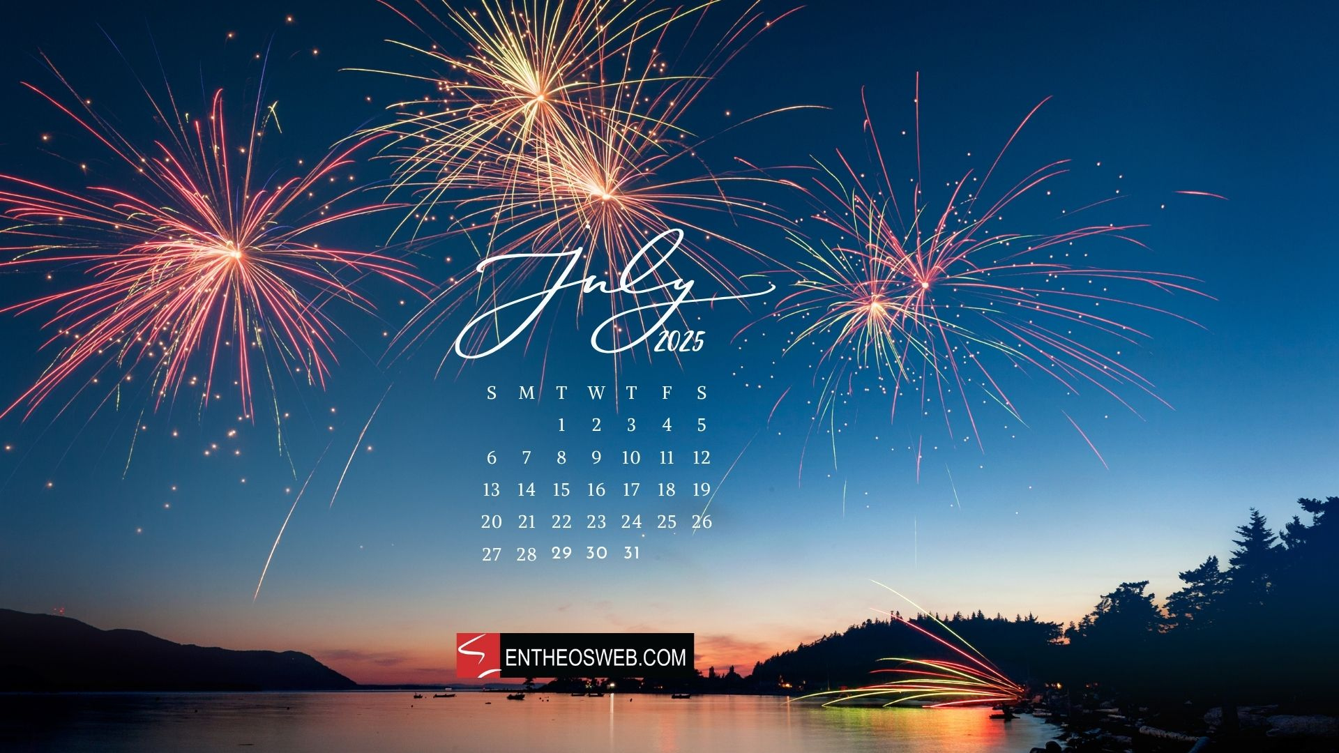 July 2025 Desktop Wallpapers &amp;amp; Screensavers | Entheosweb intended for July 2025 Desktop Calendar