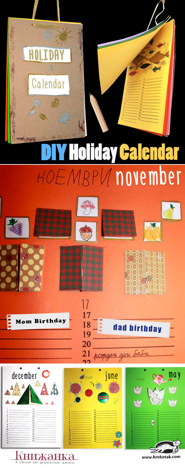 Krokotak | Diy Holiday Calendar regarding Printable Calendar 2025 Krokotak