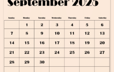 September 2025 Calendar Printable Pdf Template With Holidays inside Printable Calendar September 2025 July 2025