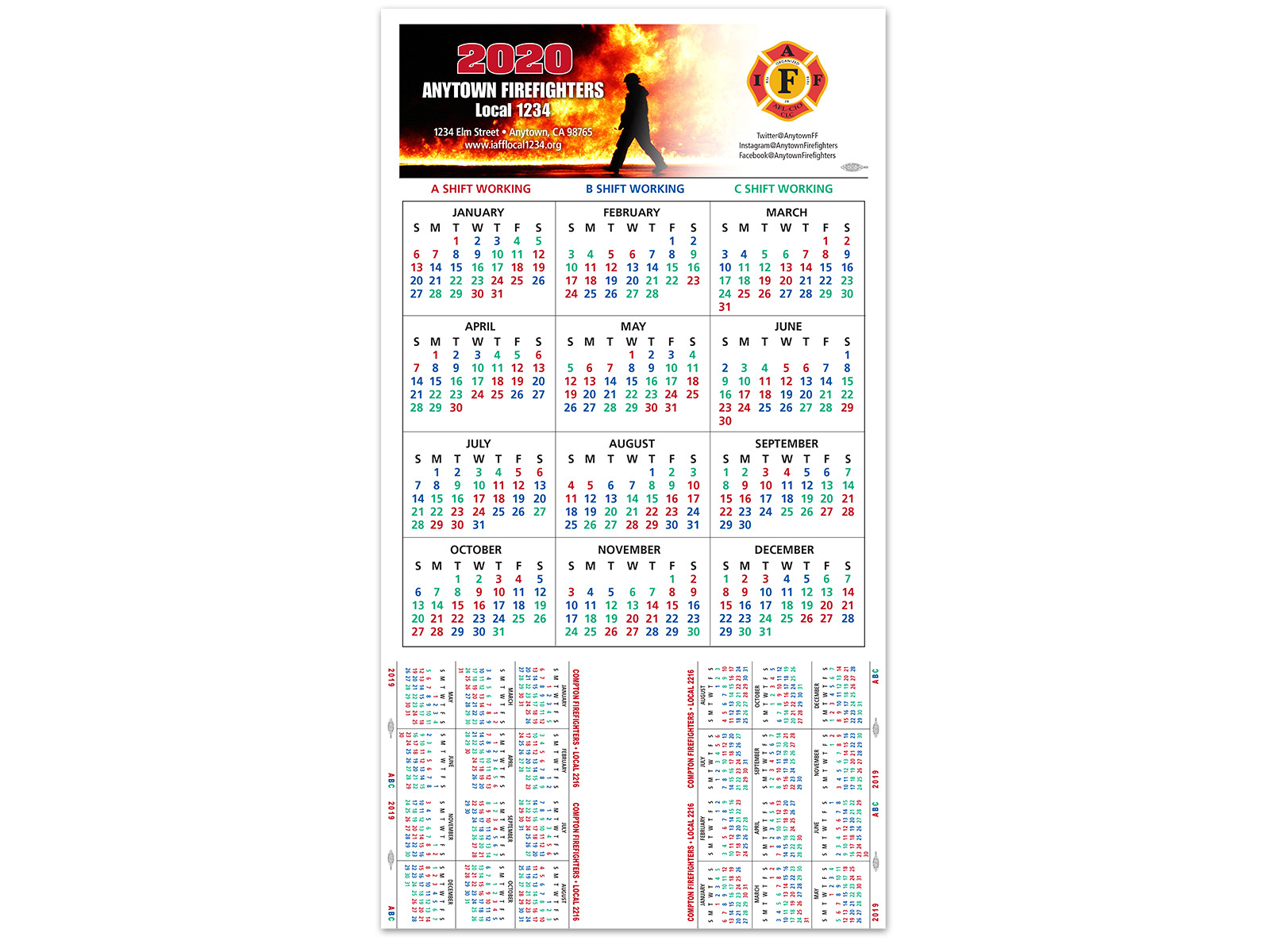 Shift Calendars — Firefighters Print &amp;amp; Design inside 48 96 Shift Calendar 2025 Printable