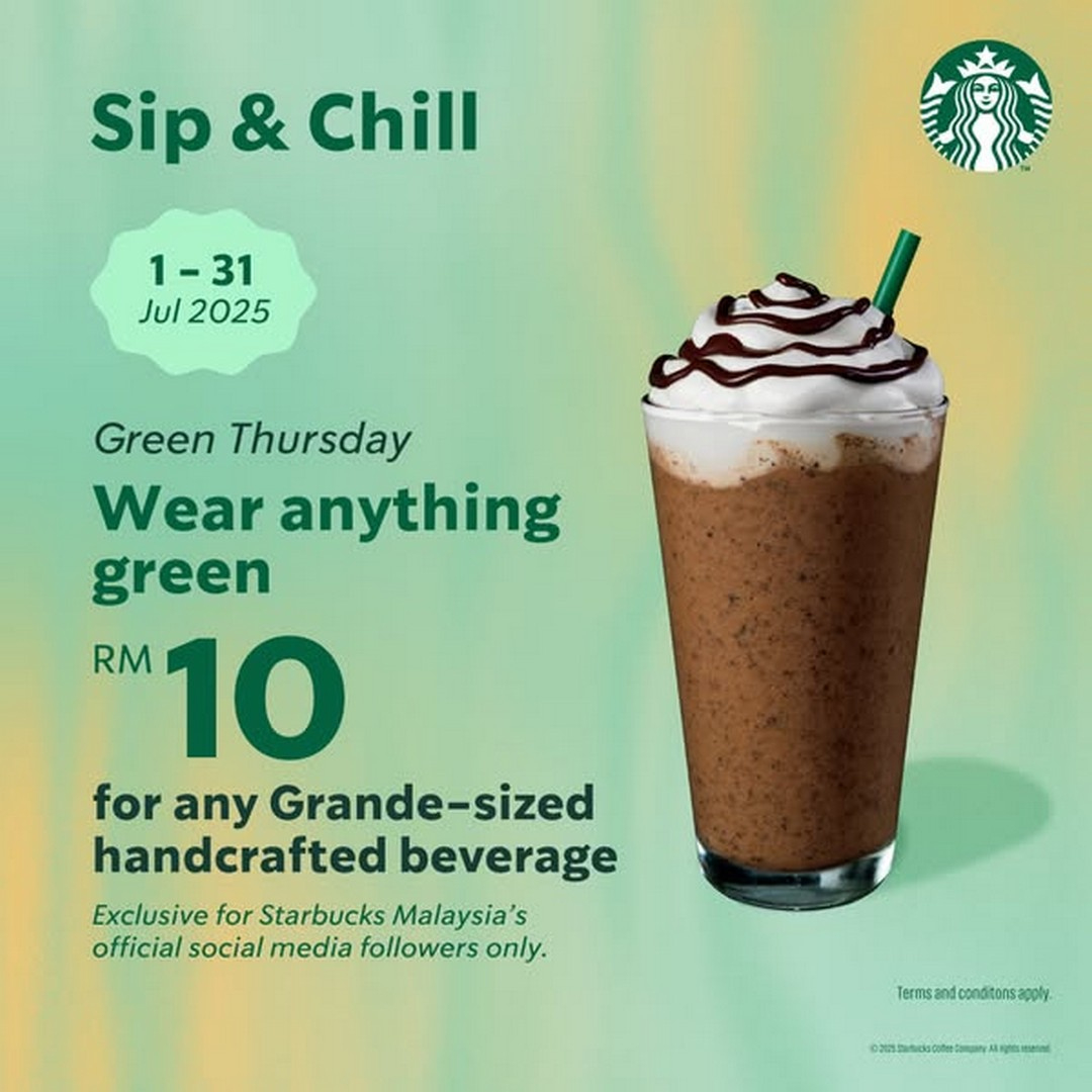 1-31 July 2025: Starbucks Malaysia – Sip &amp;amp; Chill Beverage Deals pertaining to Starbucks August 2025 Calendar