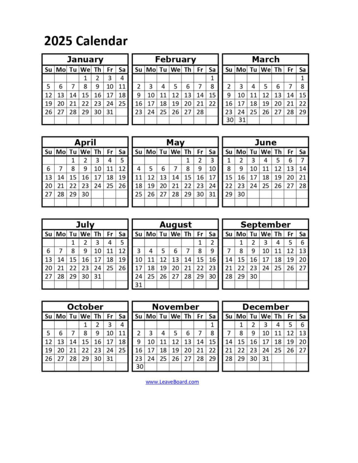 Printable Calendar 2025 Hong Kong