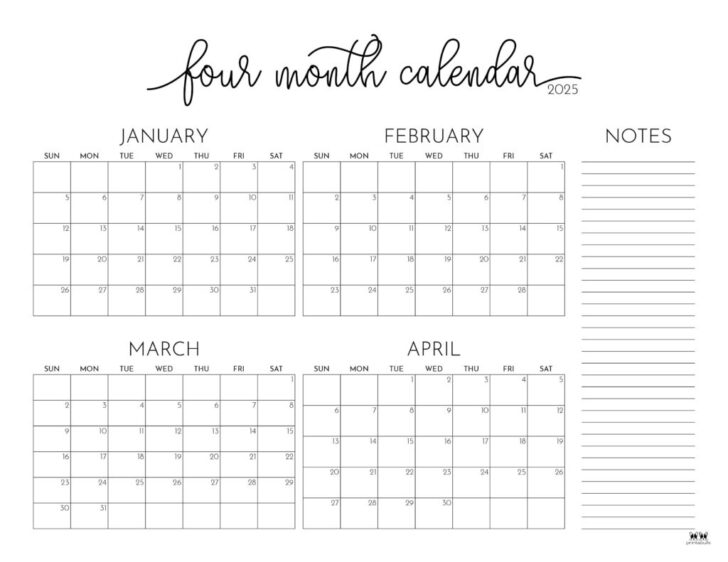 Printable Calendar 2025 April May June