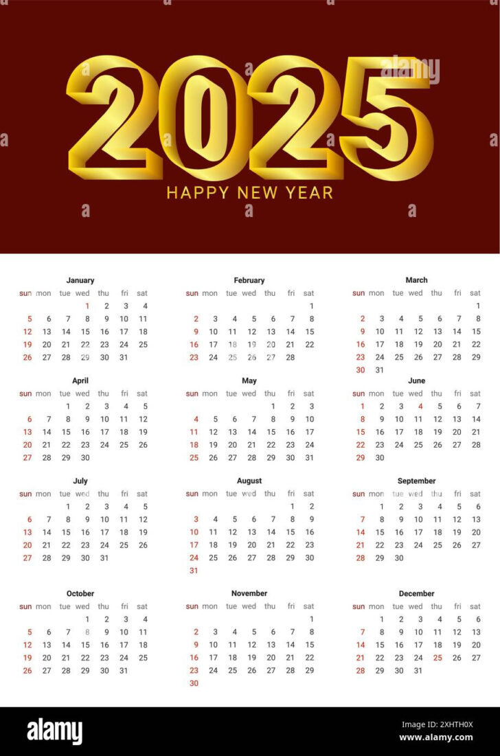Chinese Calendar 2025 Printable