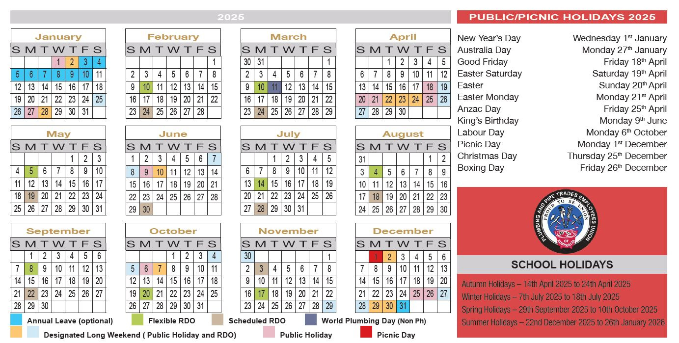 2025 Rdo Calendar in Printable Calendar 2025 Nsw
