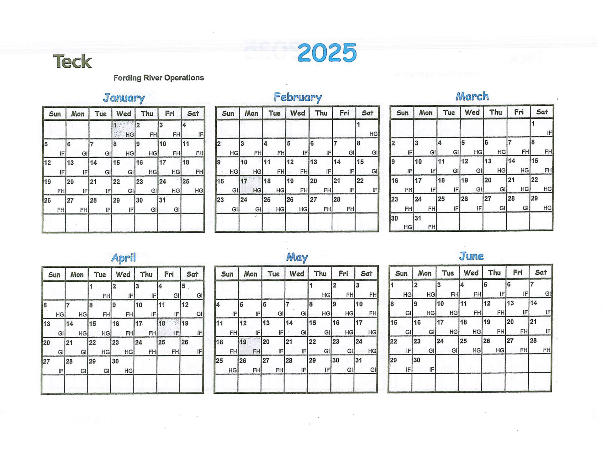 2025 Shift Calendar – Usw 7884 in 2025 Shift Calendar Printable