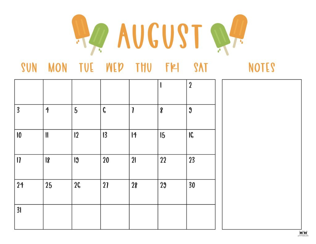 August 2025 Calendars - 107 Free Printables | Printabulls regarding August 2025 Whiteboard Calendar Ideas