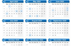 Calendar 2025 with regard to Printable Calendar 2025 Uk