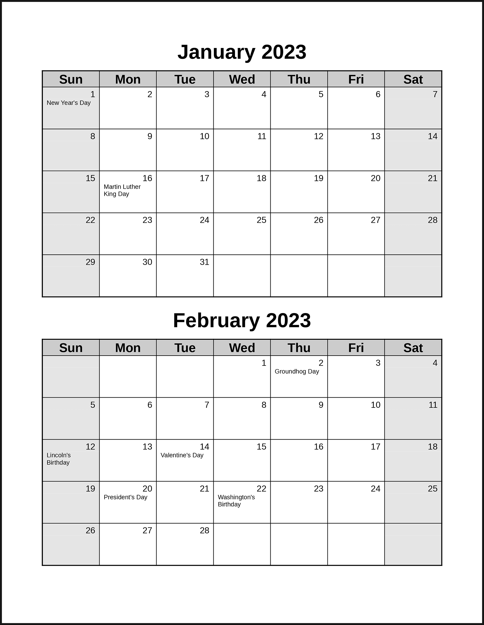 Calendarsthatwork - Double Month in Free Printable Calendar 2025 2 Months Per Page