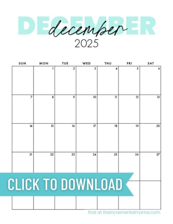 Free Printable Calendar 2025 No Download