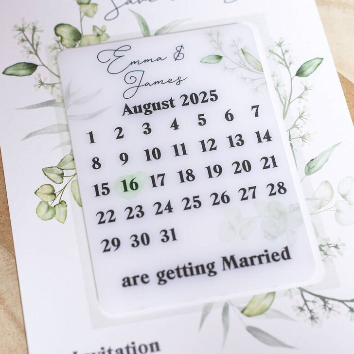 August 2025 Calendar Save the Date