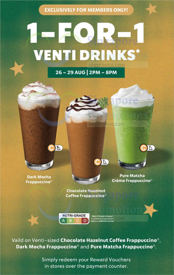Starbucks August 2025 Promo Calendar