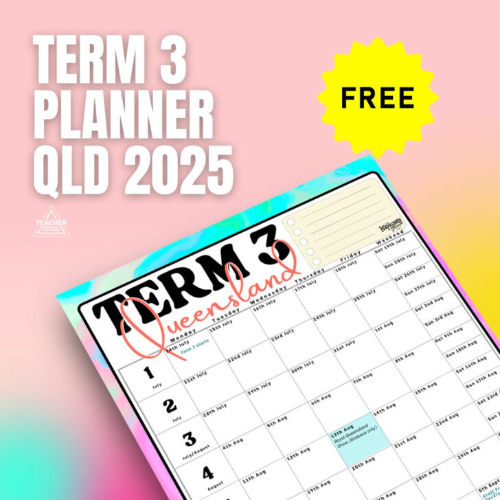 2025 School Calendar Qld Printable