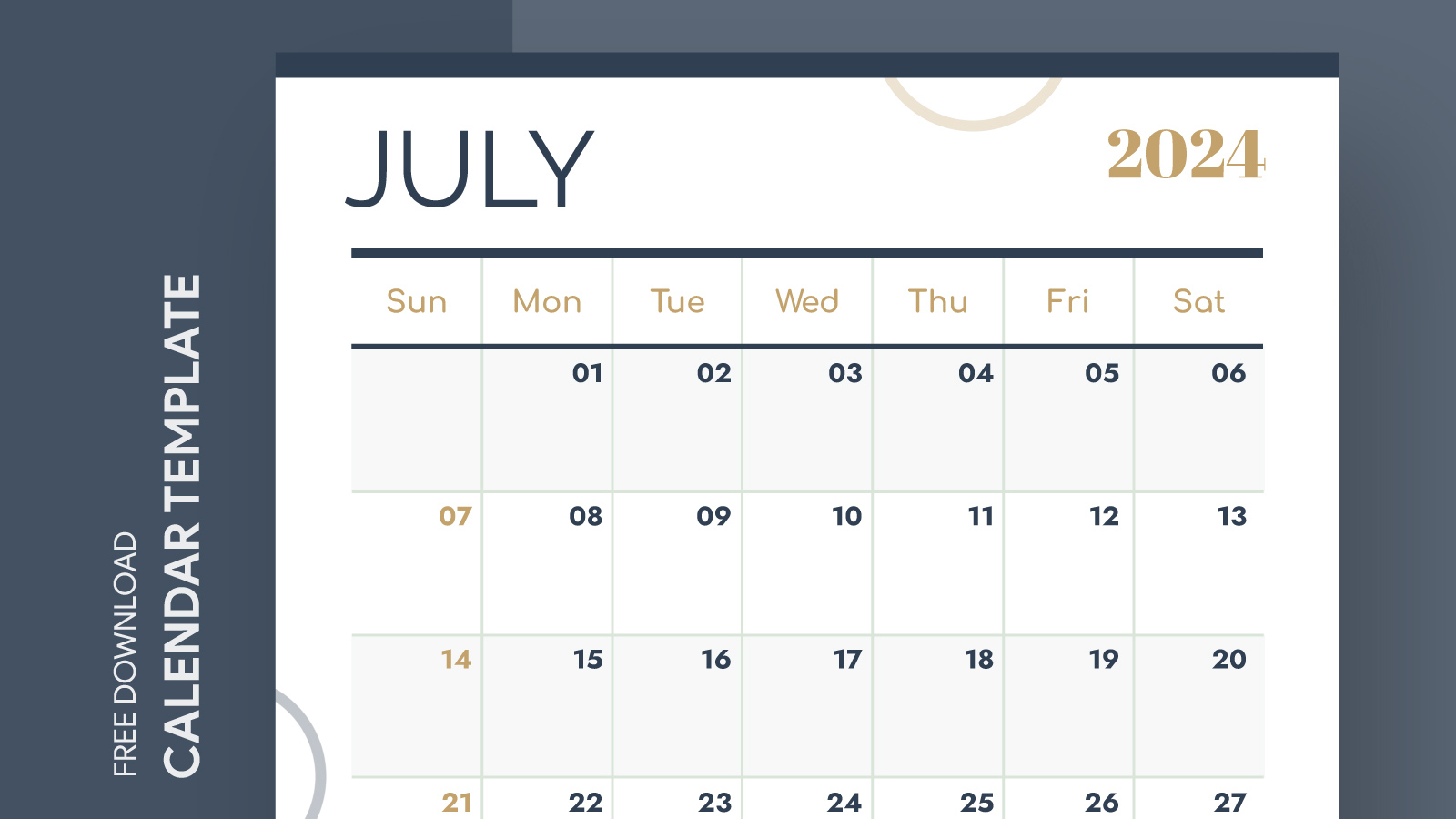 July 2025 Calendar Free Google Docs Template - Gdoc.io throughout Google Calendar July 2025
