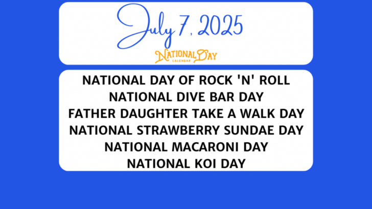 National Days In July 2025 Calendar