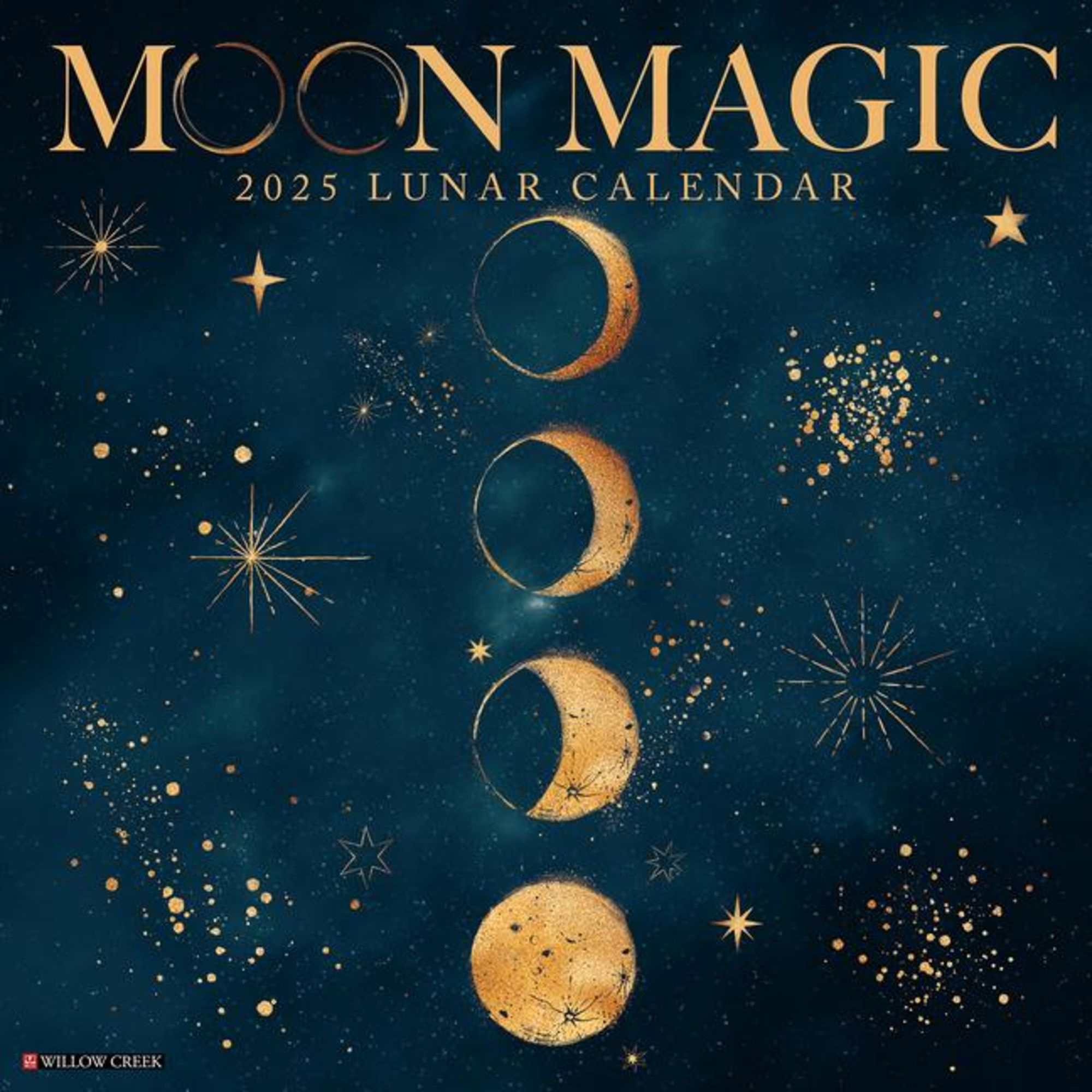 Moon Magic 2025 12 X 12 Wall Calendar throughout Printable Calendar 2025 with Moon Phases
