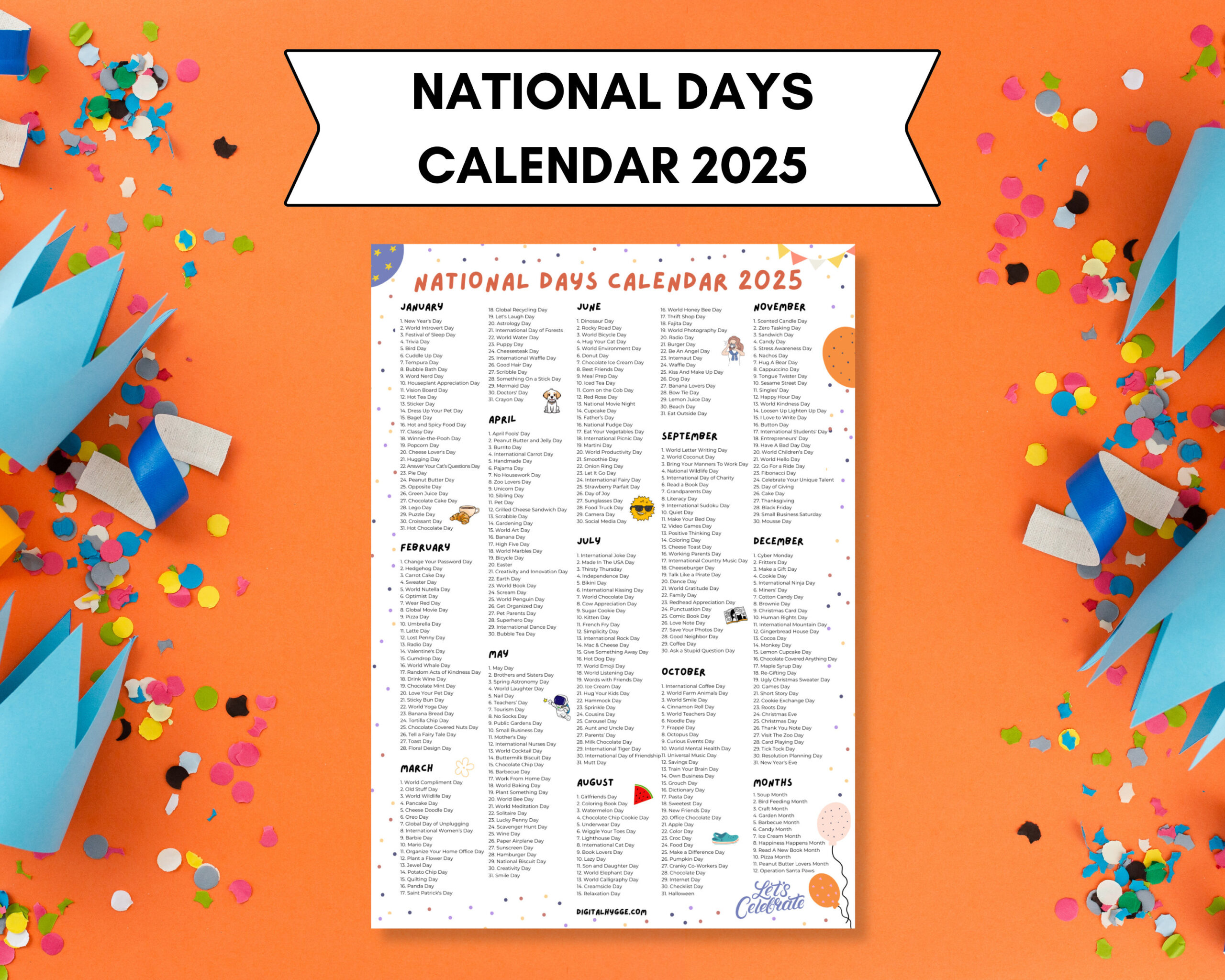 National Feiertage Kalender Printable | 2025 Feiertage Kalender intended for National Days Calendar 2025 Printable Free