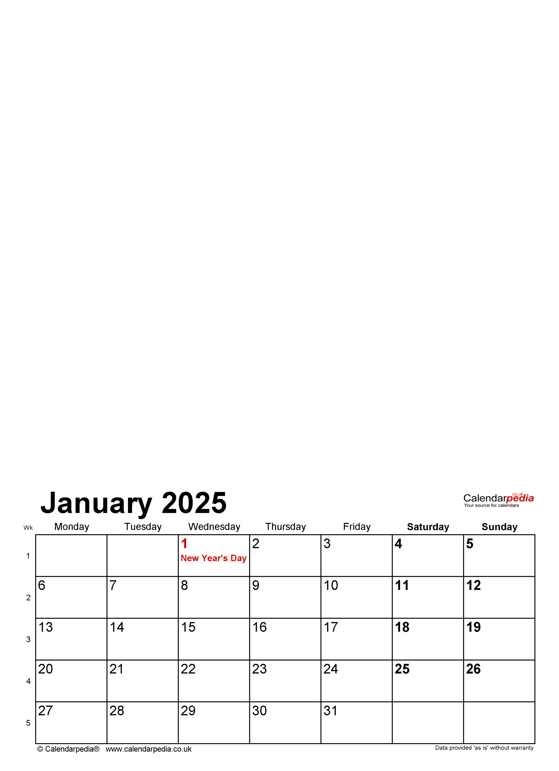 Photo Calendar 2025 (Uk) - Free Printable Pdf Templates in Custom Printable Calendar 2025