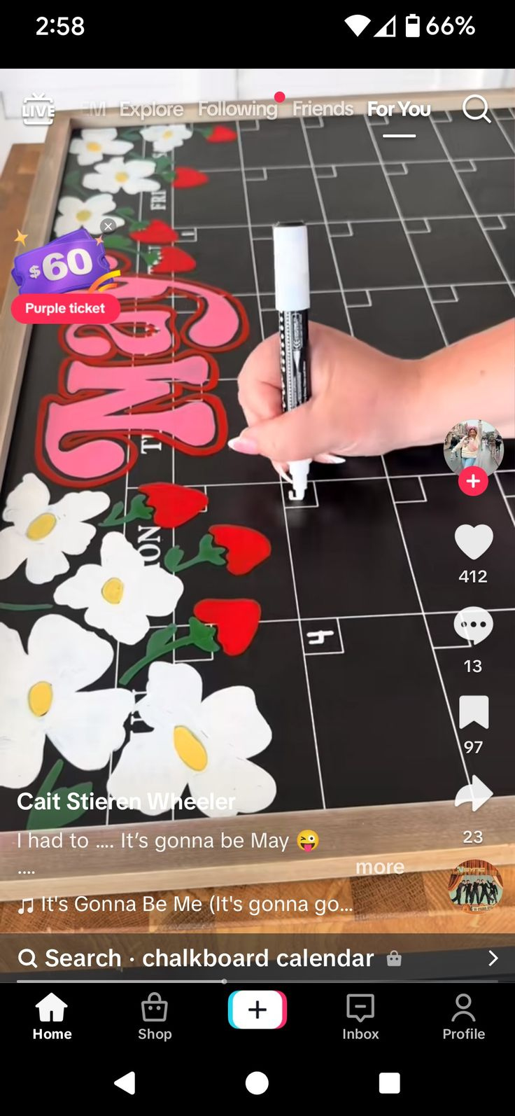 Pinandrea Brown On Craft Ideas In 2025 | Chalkboard Calendar inside August 2025 Calendar Ideas Chalkboard