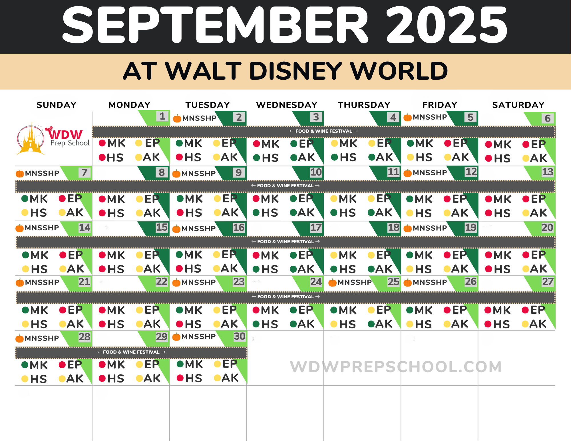 2025 &amp;amp; 2026 Disney World Crowd Calendar (Best Times To Go) inside Disney Crowd Calendar September 2025