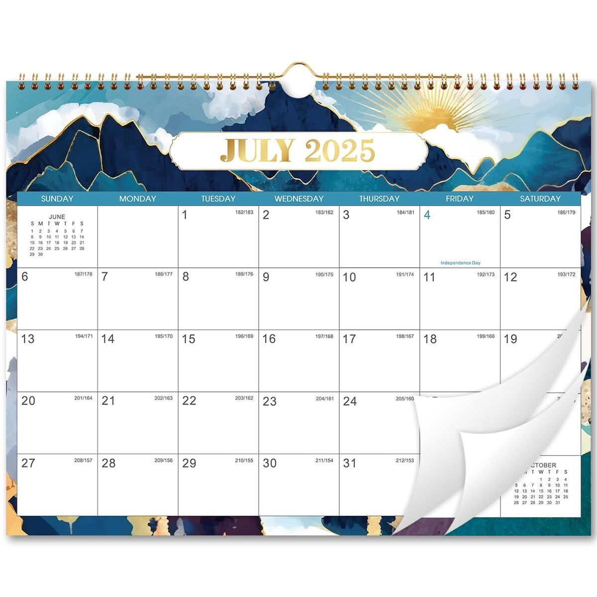 Calendario Mensual 2025-2026 Julio 2025-Diciembre 2026 18 Meses | Ebay with regard to Magm 2025 September Tamil Calendar