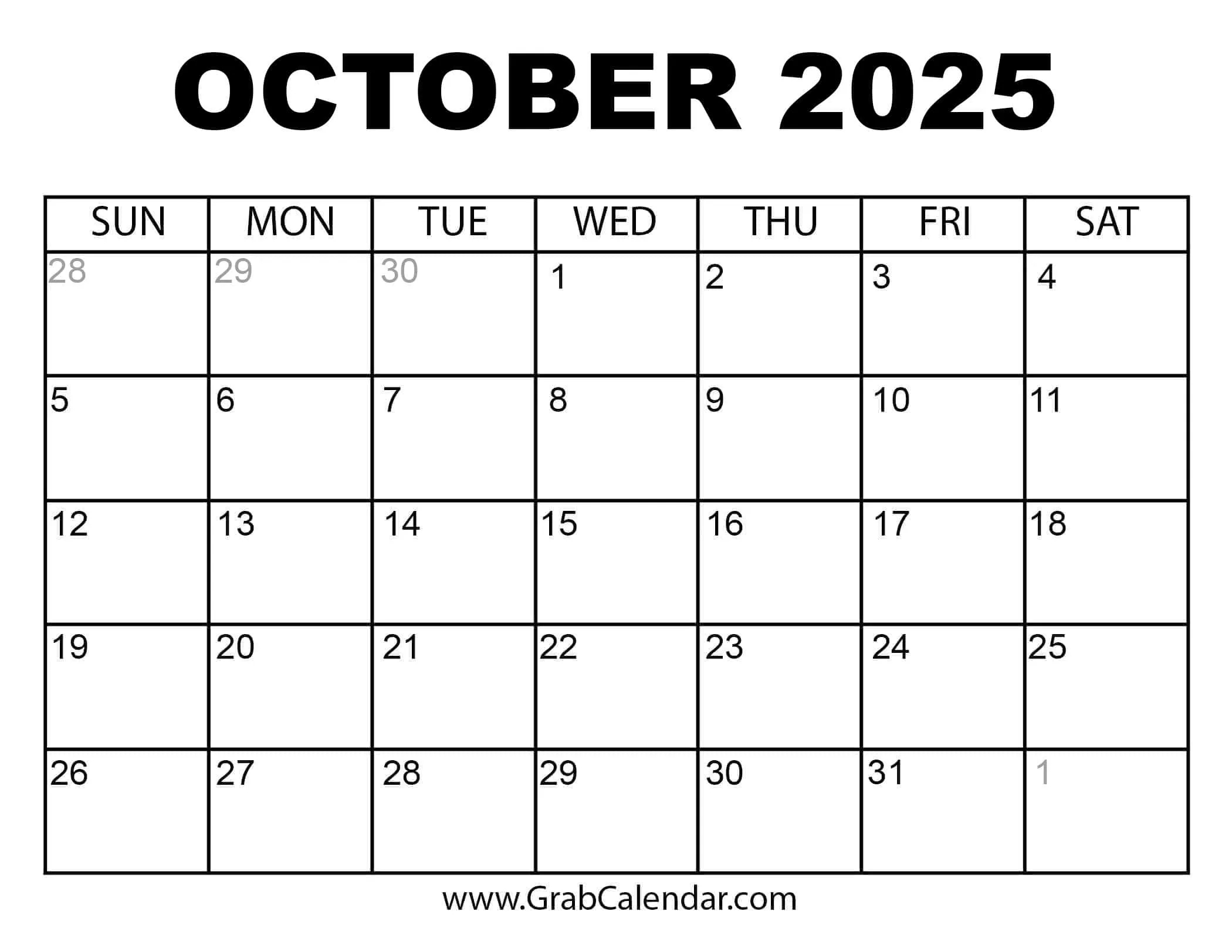 Free Printable Calendar 2025 - Grab Calendar in Grab Calendar September 2025
