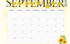 Free Printable September 2025 Calendars | Entheosweb with regard to September Calendar 2025 Free Printable