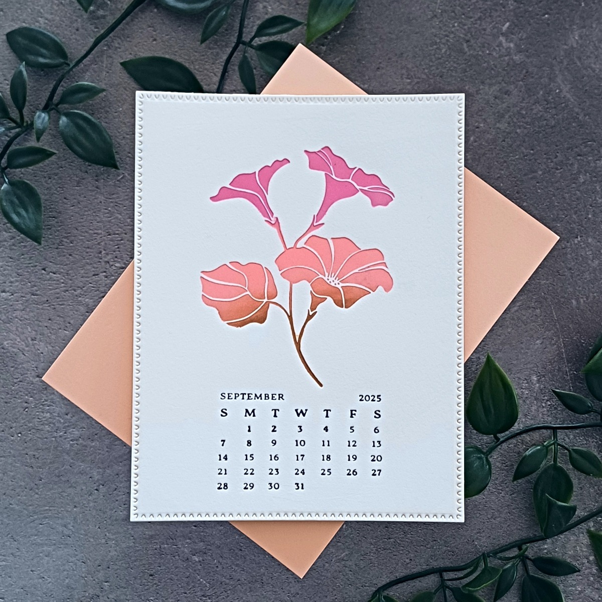Ideas For Creating A Homemade Calendar - Spellbinders Blog inside September 2025 Calendar Homemade
