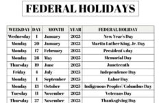 List Of Federal Holidays 2025 In The U.s. | Saturdaygift with September 2025 Calendar Us Holidays