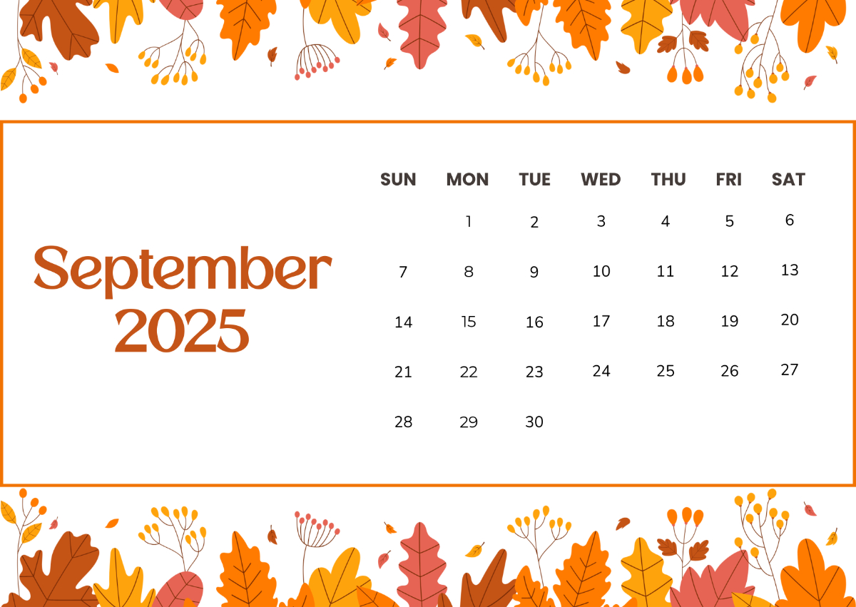 Page 12 | Free Calendar Templates, Editable And Printable regarding September 2025 Calendar Printable Shining Mom