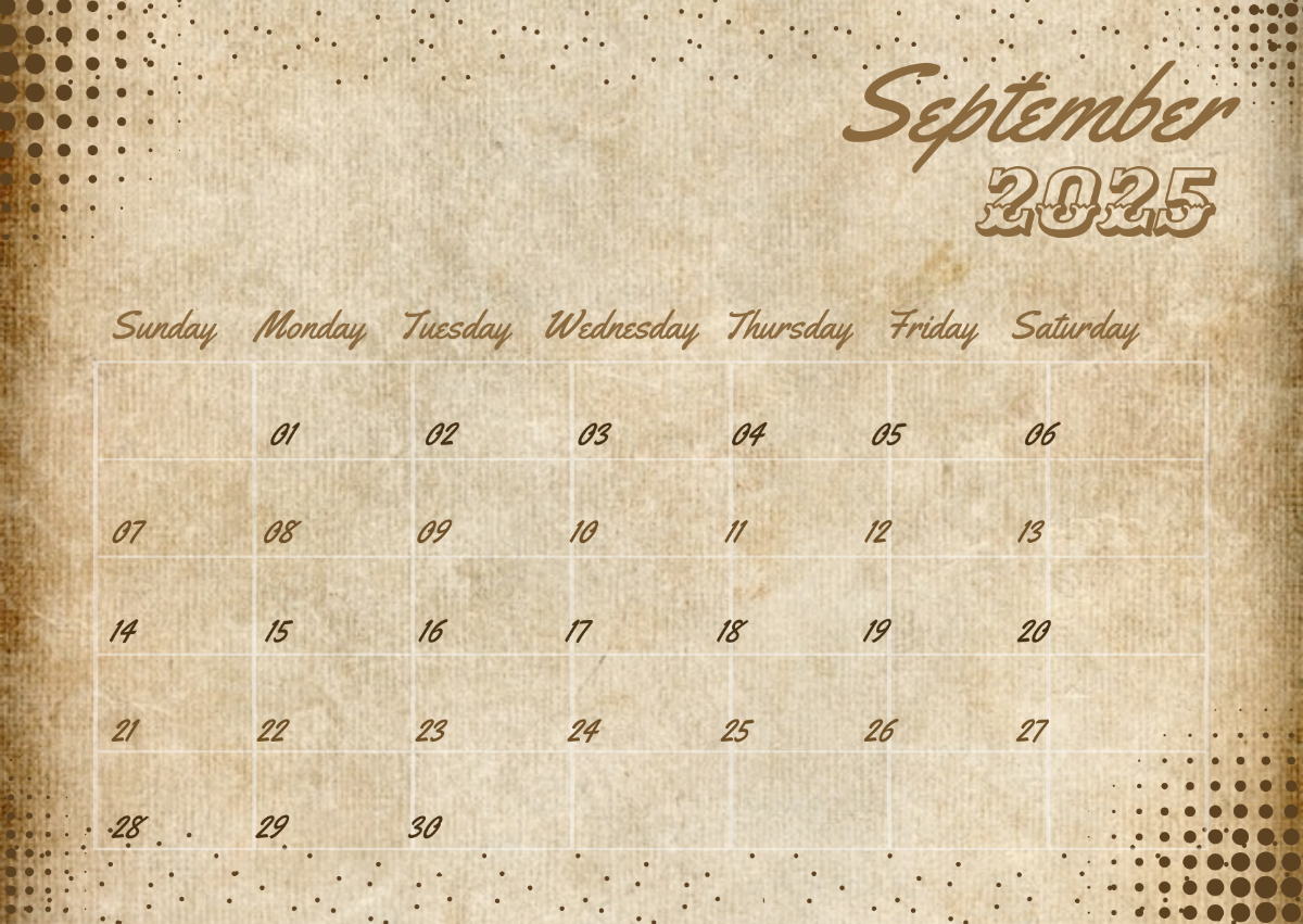 Page 12 | Free Calendar Templates, Editable And Printable regarding September 2025 Calendar Printable Shining Mom