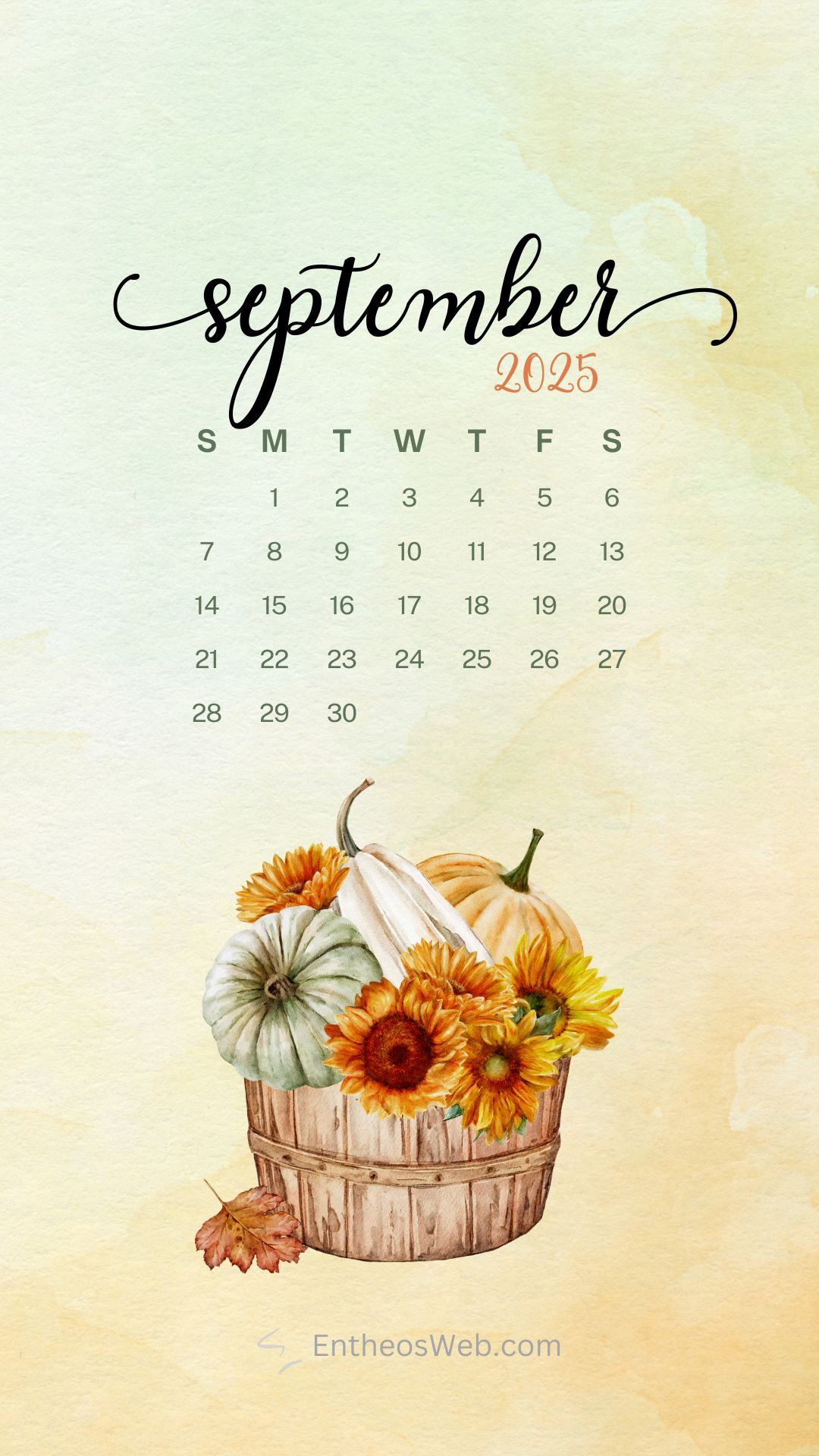 September 2025 Calendar Phone Wallpaper | Entheosweb intended for Iphone Wallpaper Calendar September 2025
