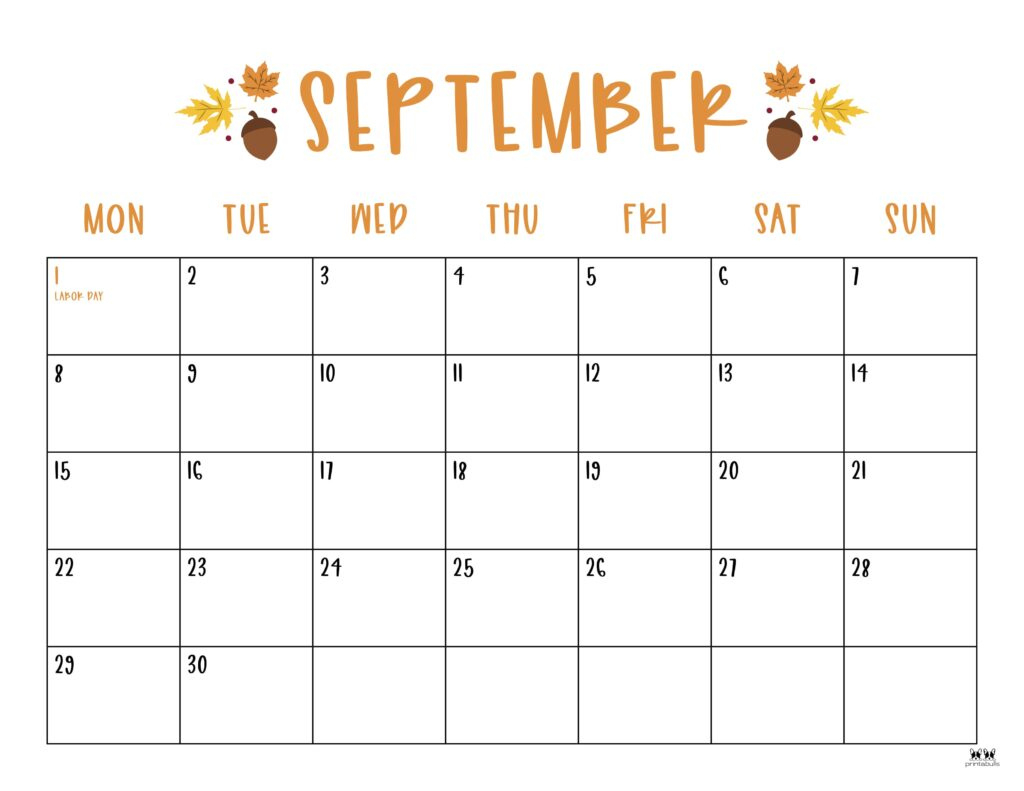 September 2025 Calendars - 107 Free Printables | Printabulls pertaining to September Printable Calendar