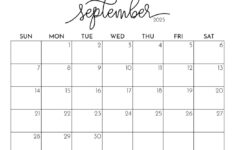 September 2025 Calendars – 107 Free Printables | Printabulls throughout Free Printable 2025 Calendar September